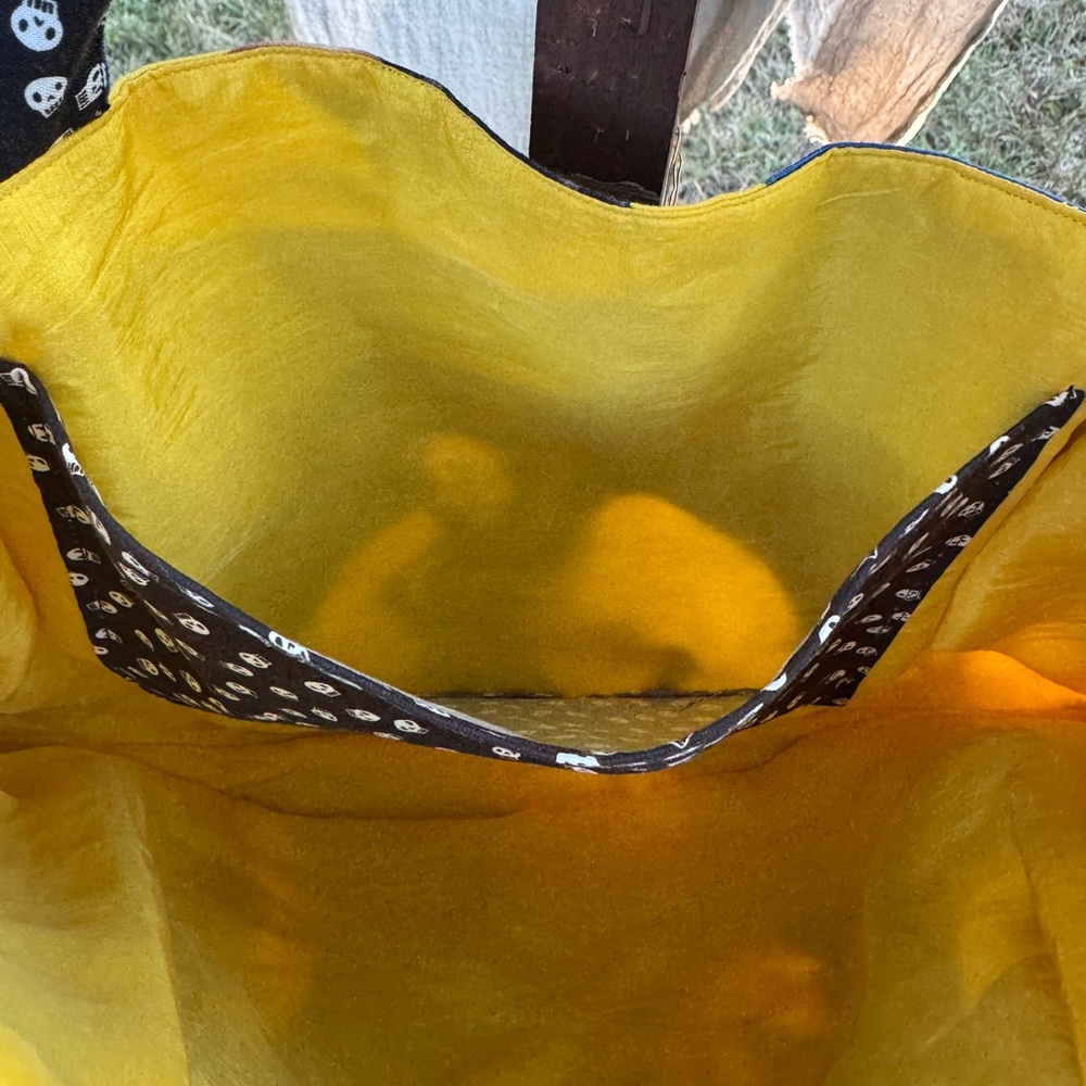 Pin Up Witches Tote Bag Handmade Sturdy Tote for Spell Books and Treats - Picture 8 of 9